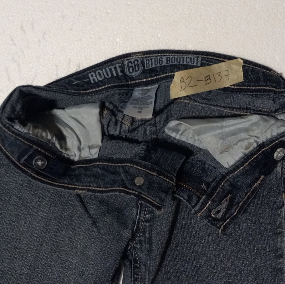 Route 66 girls jeans bootcut Size 10S - Picture 7 of 8